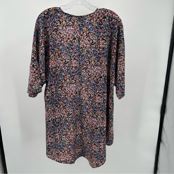 LuLaRoe Women Cardigan‎ Caroline  Multi Colors Open Front Knit Stretchy  Sz S. - Picture 2 of 10